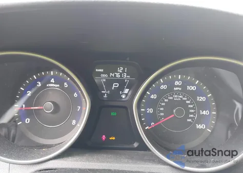 2013 Hyundai Elantra Gls z USA, uszkodzony, nr VIN 5NPDH4AE0DH431636